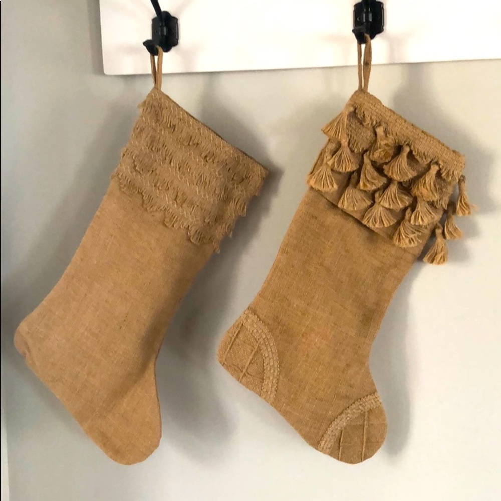 Burlap stockings